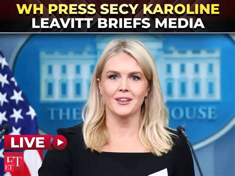 LIVE | Karoline Leavitt briefs media, spars with press over Epstein ...