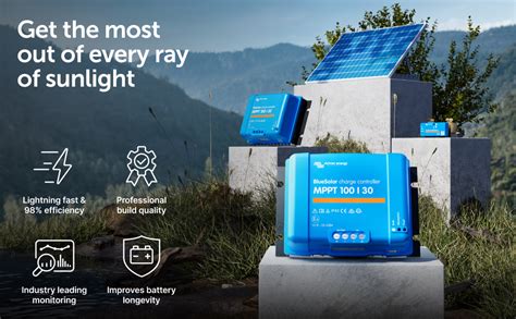 Victron Energy BlueSolar MPPT 100V 30 amp 12/24-Volt Solar Charge ...