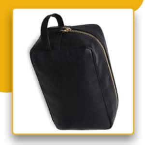 Buy RUBAB MEN Toiletry Bag for Men | Luxury Genuine Nappa Leather Pouch ...