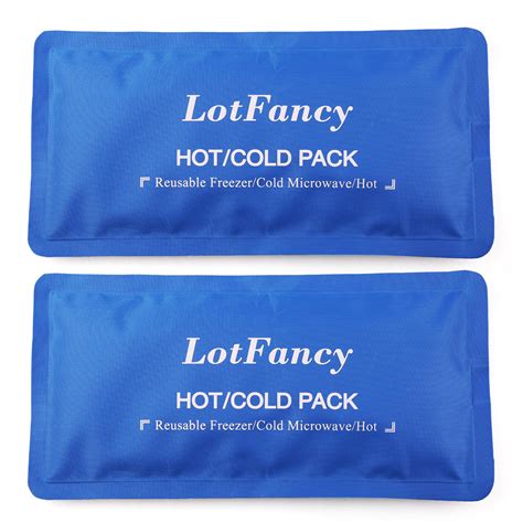 LotFancy Cold Pack for Therapy, Reusable Ice Pack for Injuries, Hot ...