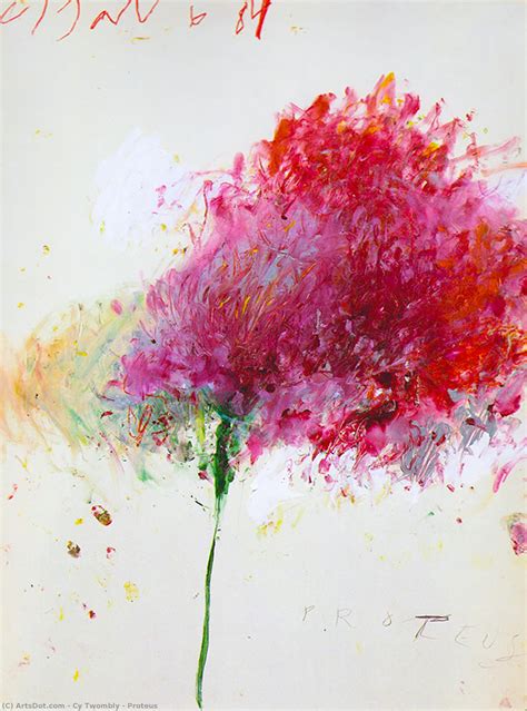 Proteus - Cy Twombly | Wikioo.org - The Encyclopedia of Fine Arts