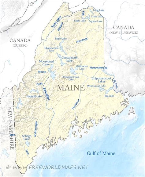 Map Of China Lake Maine at Ethel Montoya blog