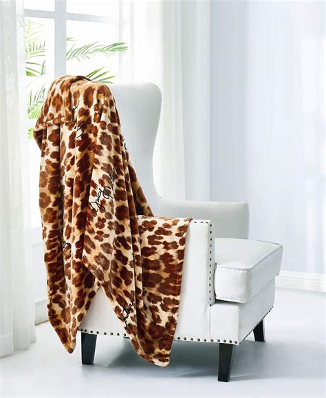 Amazon.com: Juicy Couture - Throw Blanket | Regent Leopard | Plush and ...