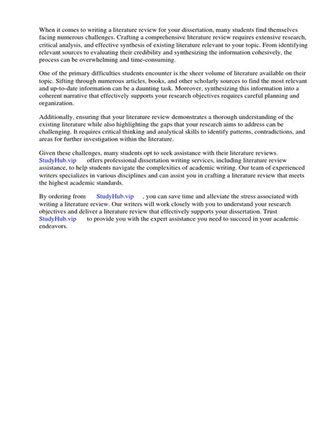 Image result for Dissertation Literature Review Example