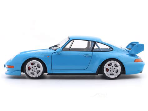1997 Porsche 911 993 Clubsport Riviera Blue 1:18 Solido Licensed ...