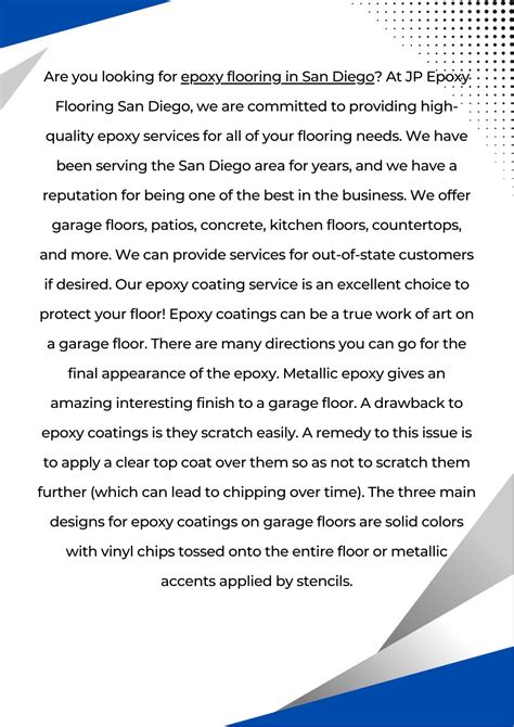 PPT - JP Epoxy Flooring San Diego PowerPoint Presentation, free ...