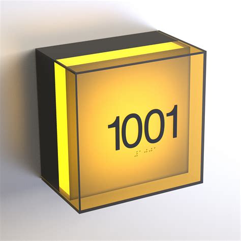 Image result for LED Cubicle Numbers