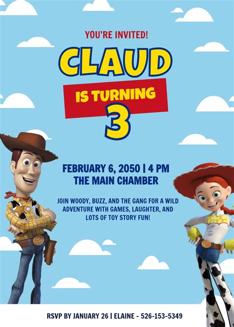 Toy Story Birthday Template (FREE PRINTABLE) – Toy Story 3 Birthday