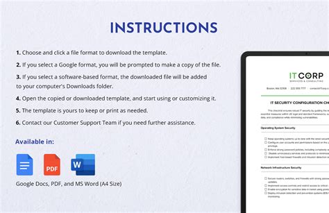Image result for System Baseline Security Configuration Document Template