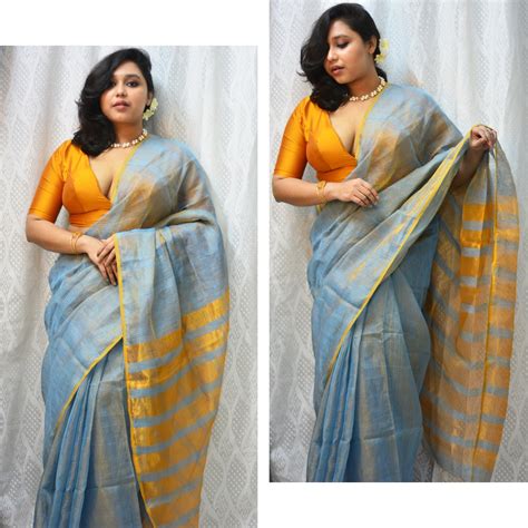 The Queen of Mehrangarh Saree–Royal Blue Seduction | Fashnet Calcutta