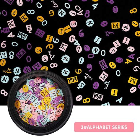 ShiningLove Beauty Tools for 100 Pcs Nail Decals DIY Sequins Nail Patch ...