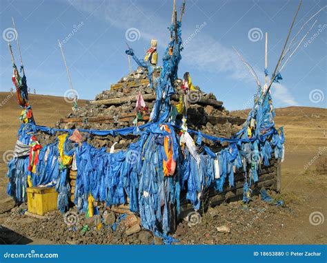La Mongolia - Simbolo Di Religione Della Mongolia Fotografia Stock ...