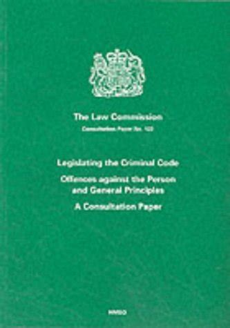 Buy Legislating the criminal code: offences against the person and ...