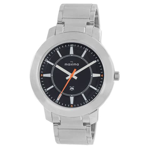 Maxima ATTIVO Men Black Dial Analogue Watch - 35502CMGI