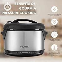 Buy Gourmia Multifunction Electric 1-Hour Hot & Cold Smoker, Pressure ...