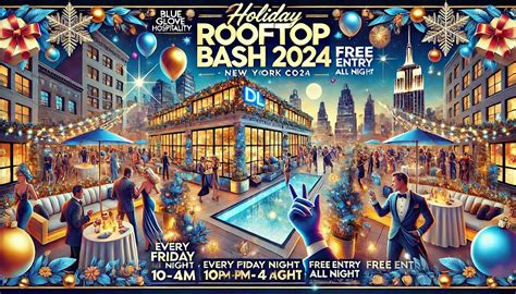 BLUE GLOVE | WINTER ROOFTOP BASH 2024 | DL ROOFTOP (FREEEEE!), The DL ...