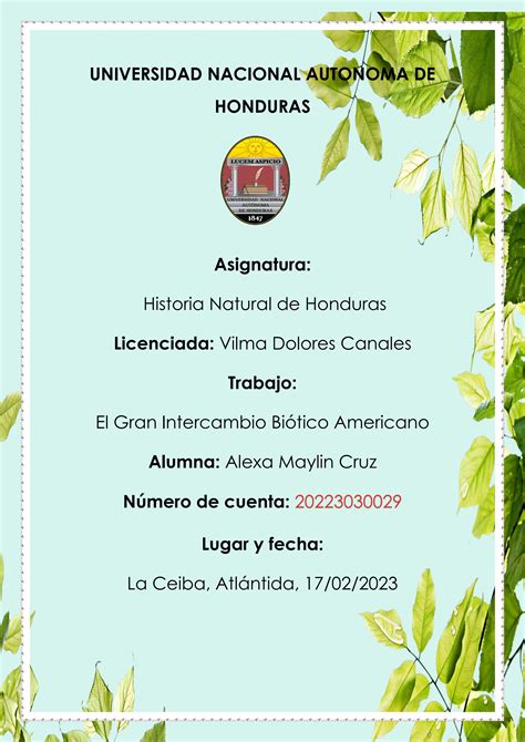 El gran intercambio biótico de americano by Alexa Cruz - Issuu