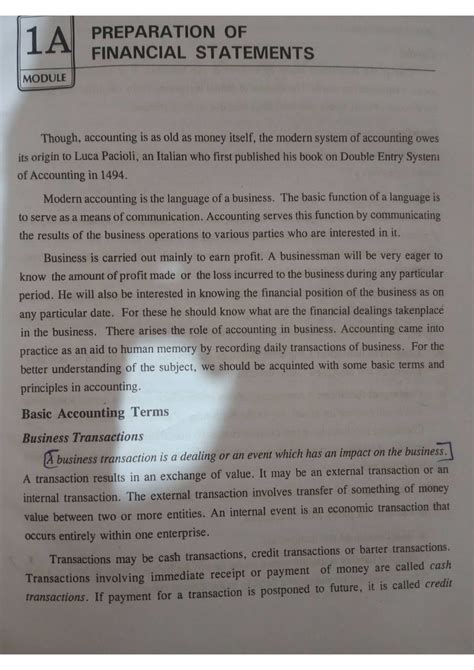 1 - Accounting terms - Financial Accounting - Studocu