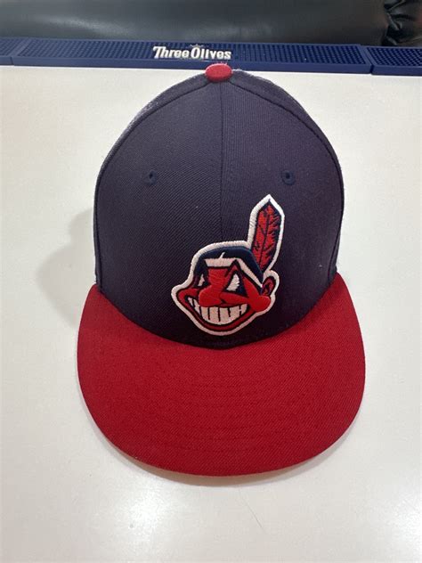 New Era 59fifty Fitted Cleveland Indians Hat | SidelineSwap