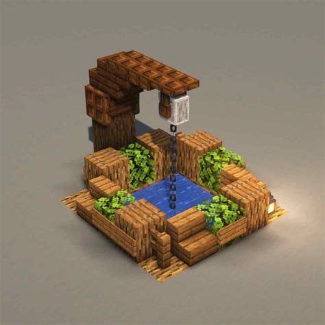 Elvish Well | Minecraft designs, Minecraft decorations, Minecraft crafts