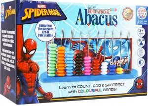 KIDOS SUPER HERO MAN ABACUS LEARNING BOARD GAME FOR KIDS ( MULTI COLOR ...