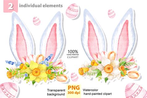 Easter Bunny Ears Clipart