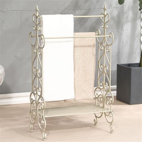 Amazon.com: Free Standing Towel Rack for Bathroom, 3 Tier Metal Towels ...
