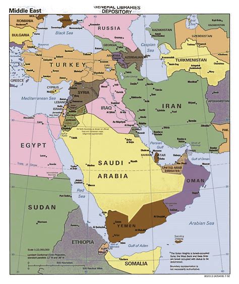 World Map of Middle East 的图像结果
