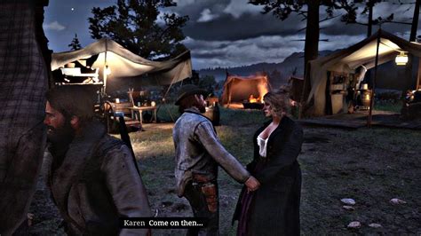 Red Dead Redemption 2 - Sean & Karen Secret Romance Scene (RDR2) PS4 ...