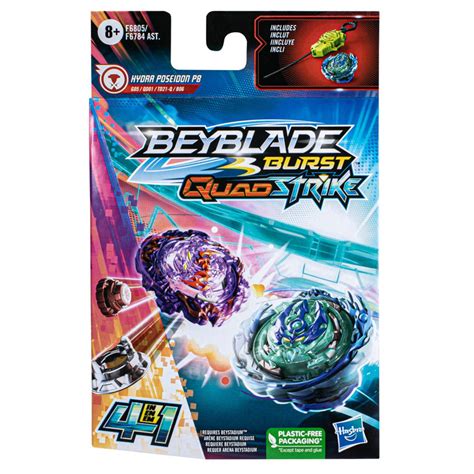 Beyblade Burst QuadStrike Spinning Top Starter Wave 1 Set