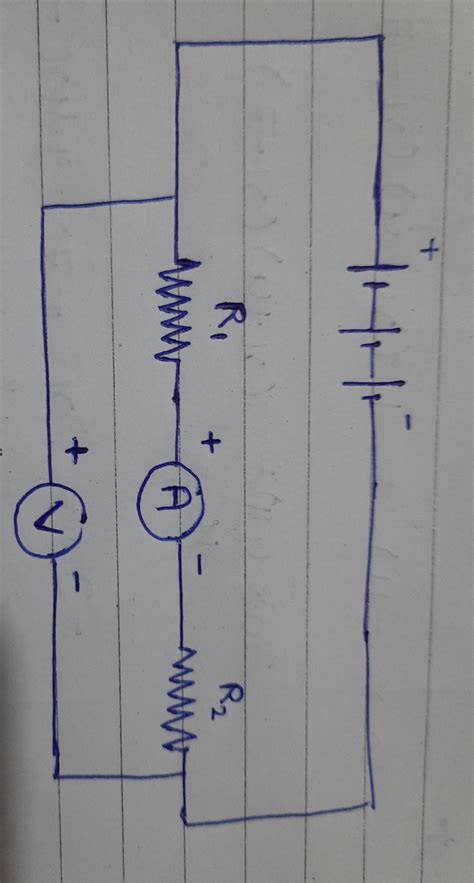 2 A student made an electric circuit as shown belowIs there any mistake ...