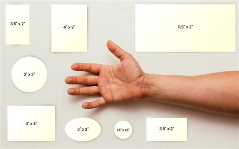 Image result for Custom Sticker Sizes