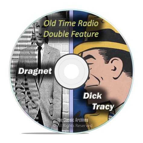 Dragnet, Dick Tracy, 443 Shows, ALL Known Episodes, Old Time Radio, OTR ...