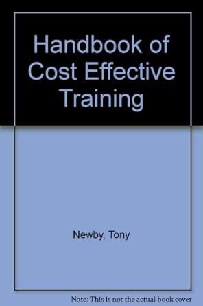 Buy Handbook of Cost Effective Training Book Online at Low Prices in ...