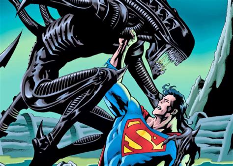 Image result for Alien Slug vs Superman