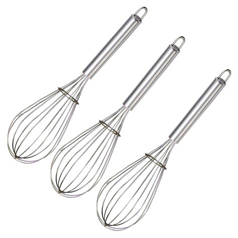 Buy Kuber Industries 2.5 MM 3 Pieces Stainless Steel Hand Blender Mixer ...