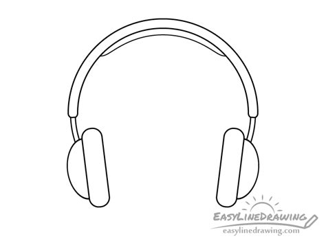 Headphones Drawing Simple