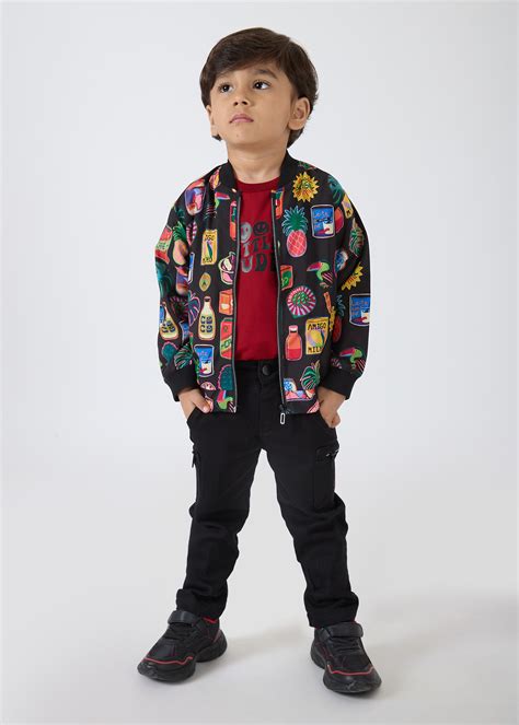 Shop Online Graphic Zipped Jacket Pant Set at ₹1405