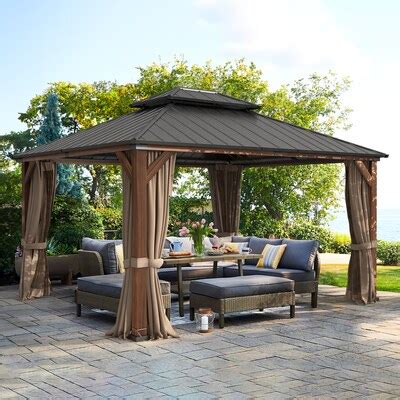 LUE BONA Aluminum-Frame Gazebos & Accessories at Lowes.com