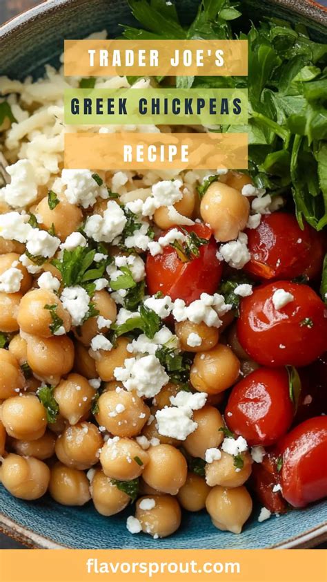 Trader Joe's Greek Chickpeas Recipe – Flavor Sprout