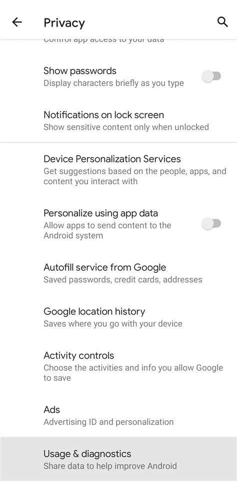 Image result for Android Data Privacy Management API