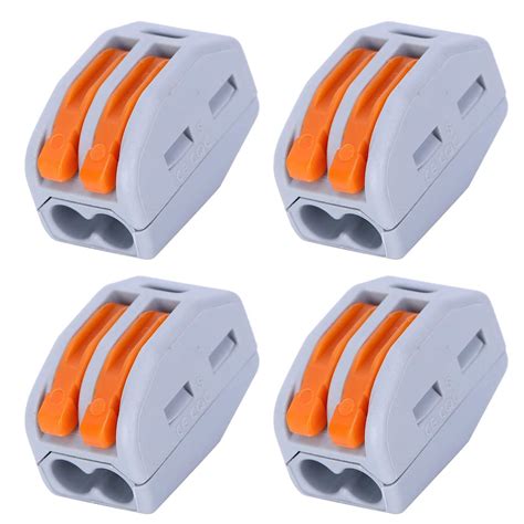 WOODTULA Compact Splicing Connectors - 2 Port Wire Connector ...