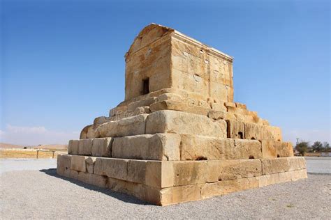 Tomb of Cyrus the Great in Pasargad, Iran Stock Image - Image of archaeological, monumental ...