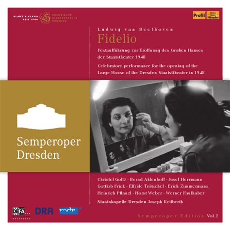 Beethoven: Fidelio Semperoper Edition Vol. 2: Christel Goltz, Bernd ...