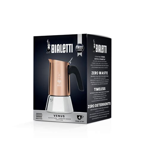 Bialetti Venus Copper – Induction Coffee Maker in Stainless Steel ...