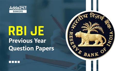 RBI JE Previous Year Papers, Check Out The Authentic PDFs