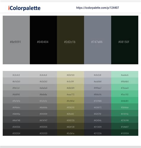 1 Latest Color Schemes with Black And Raven Color tone combinations ...