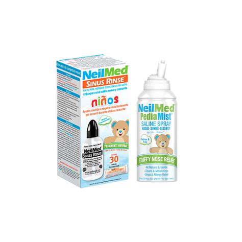 Kit Sinus Rinse Kids + Pediamist Spray Neilmed | BB Family