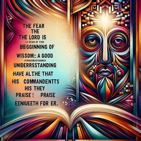 What does Psalms 111:10 mean? | Bible Art