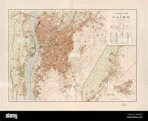 Map of cairo hi-res stock photography and images - Alamy